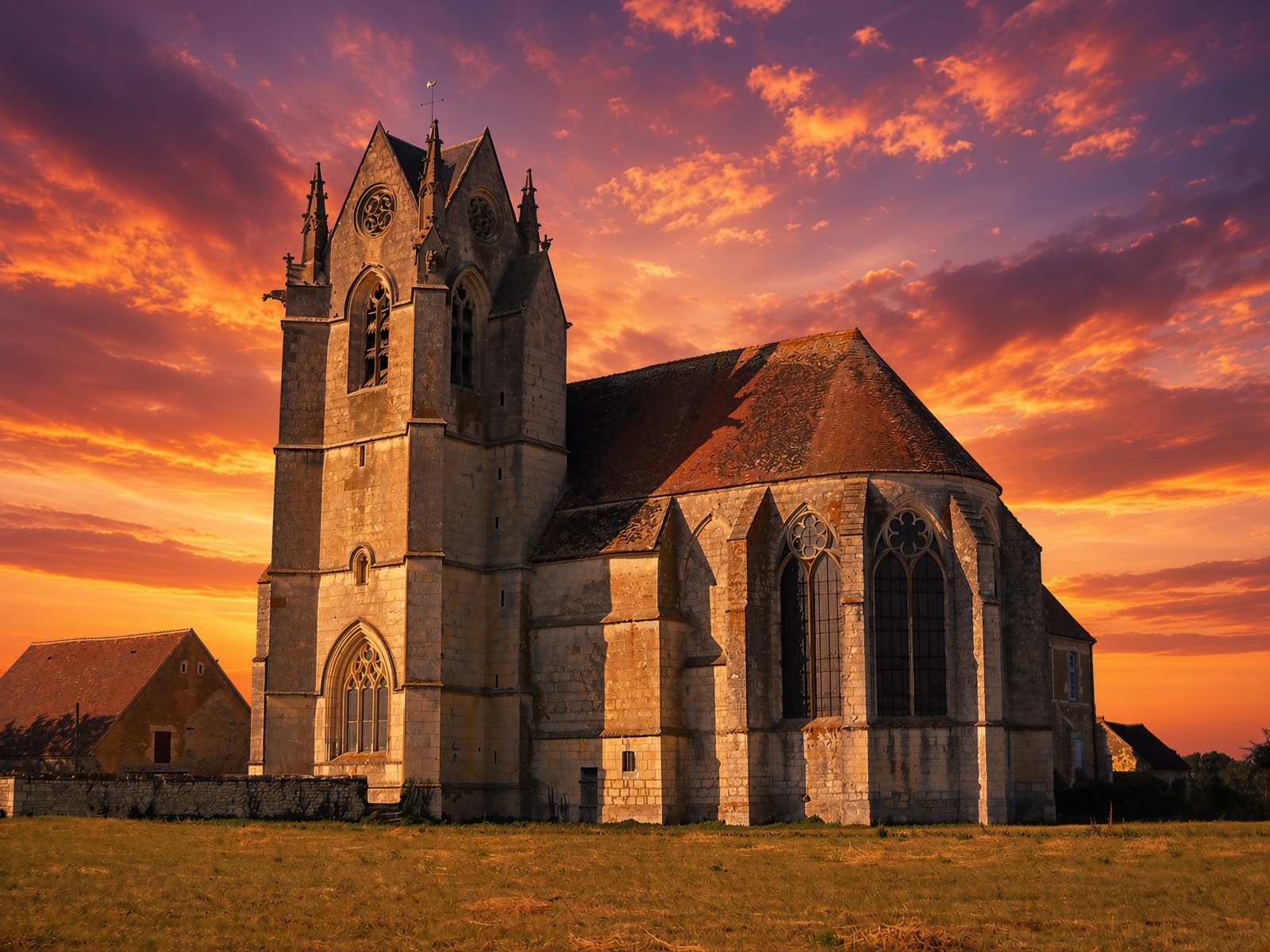 Ancienne église prieurale de Sainte-Gauburge